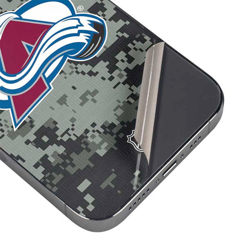 NHL Colorado Avalanche Camo iPhone 16 Pro Skin
